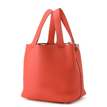 将图像加载到图库查看器中，HERMES Picotin Lock Rouge Coeur Taurillon Clemence Size MM
