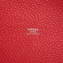 将图像加载到图库查看器中，HERMES Picotin Lock Rouge Coeur Taurillon Clemence Size MM
