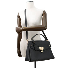 将图像加载到图库查看器中，LOUIS VUITTON Georges NoirM53944 Monogram Empreinte Leather Size MM
