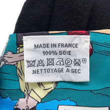 Load image into Gallery viewer, HERMES TwillyWow Blue Azur/Jaune/Multicolor Silk100%
