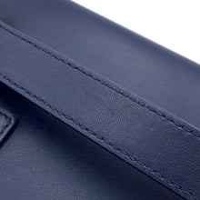 将图像加载到图库查看器中，Ferragamo Shoulder Bag Camera Bag Gancini Midnight Blue216292 Leather
