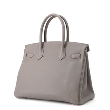 将图像加载到图库查看器中，HERMES Birkin Gris Meyer Togo Leather Size 30
