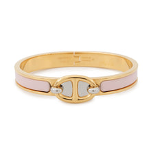 将图像加载到图库查看器中，HERMES Mini Clic Chaine d&#39;Ancre Rose Kander Metal Enamel
