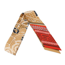 Load image into Gallery viewer, HERMES Twilly Apron Doll Rouge/Beige Doll/BlancH062978S Silk100%
