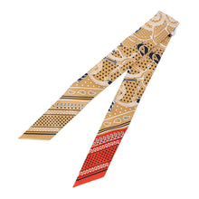 将图像加载到图库查看器中，HERMES Twilly Apron Doll Rouge/Beige Doll/BlancH062978S Silk100%
