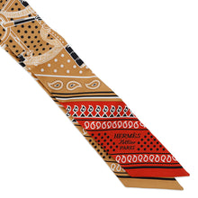 Load image into Gallery viewer, HERMES Twilly Apron Doll Rouge/Beige Doll/BlancH062978S Silk100%
