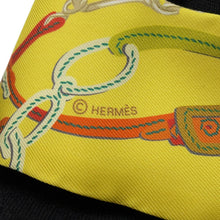 将图像加载到图库查看器中，HERMES Twilly 《Brides de Gala Applique Pique》 Jaune Viff/Vert Dew/BronzeH063940S Silk100%
