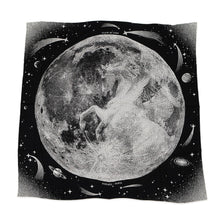 Load image into Gallery viewer, HERMES Scarf Carre Giant Square &quot;Clair de Lune&quot; Size 140 Black/WhiteH243430S Cashmere70% Silk30%

