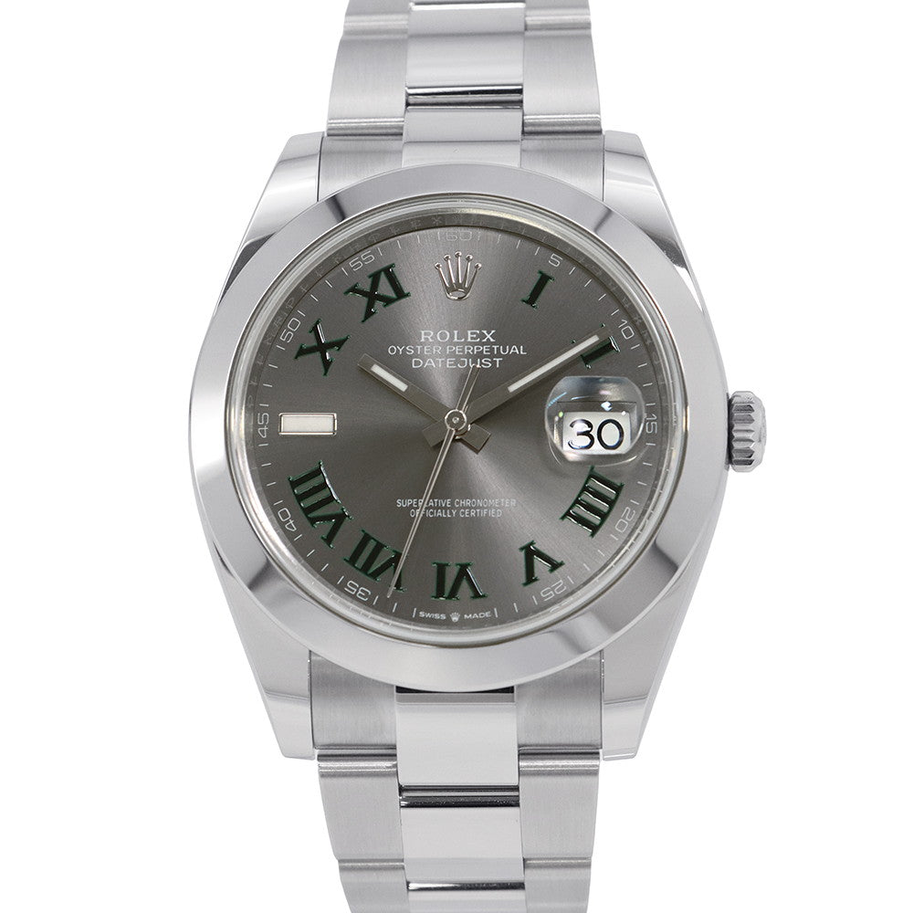 ROLEX Datejust W41mm Stainless Steel Slate Dial126300
