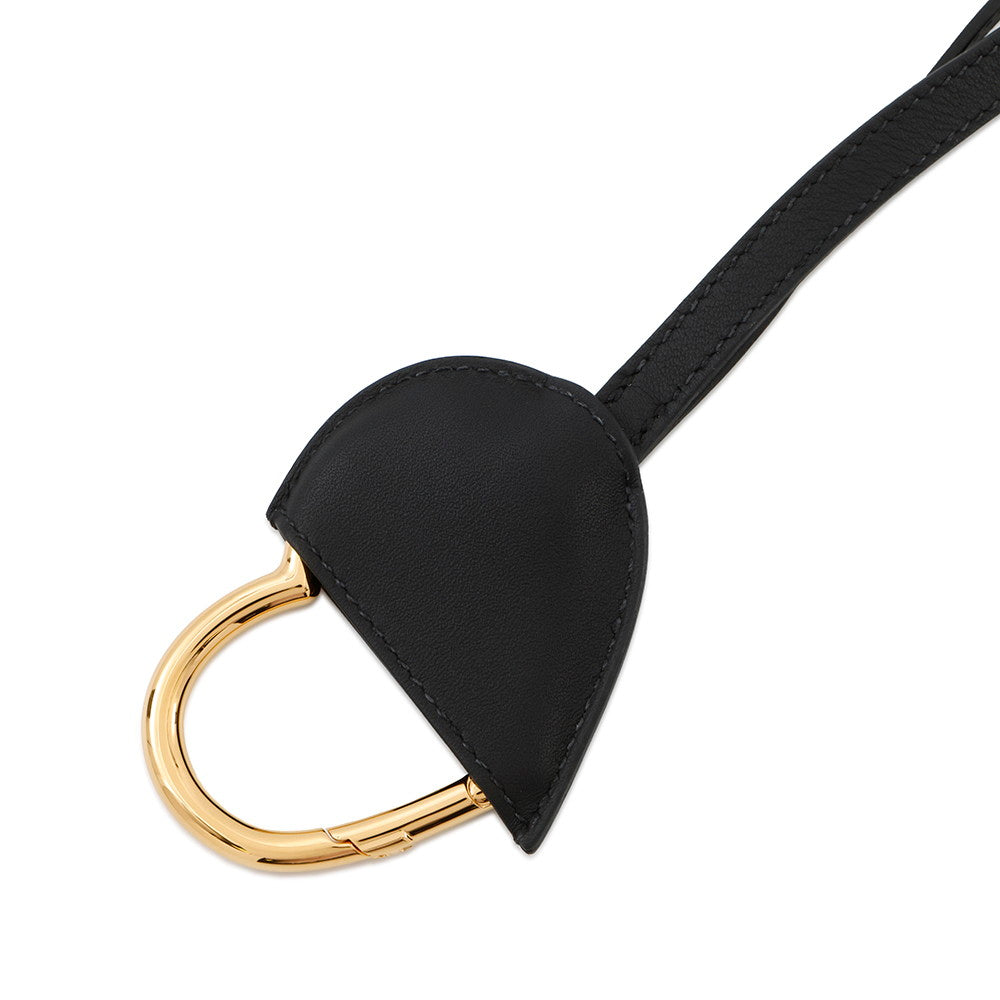 HERMES The Coeur of Fauve Black Swift Leather