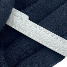 将图像加载到图库查看器中，BALENCIAGA Mobile Phone Strap Pouch Bag White718495 Leather
