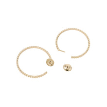 Load image into Gallery viewer, Van Cleef &amp; Arpels Perle GoldPearl hoop earringsVCARO3YD00 18K Yellow Gold
