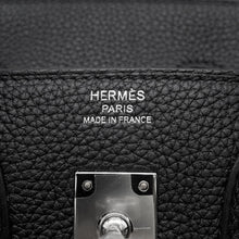 将图像加载到图库查看器中，HERMES Birkin Black Togo Leather Size 25
