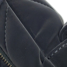 将图像加载到图库查看器中，CHANEL Backpack BlackAS5679 Velvet Effect Nylon
