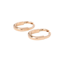 将图像加载到图库查看器中，TIFFANY&amp;Co. Padlock Earrings Size Medium72342836 18K Pink Gold
