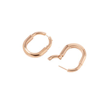 将图像加载到图库查看器中，TIFFANY&amp;Co. Padlock Earrings Size Medium72342836 18K Pink Gold
