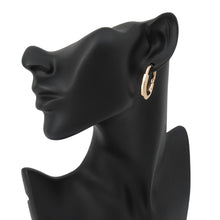 Load image into Gallery viewer, TIFFANY&amp;Co. Padlock Earrings Size Medium72342836 18K Pink Gold
