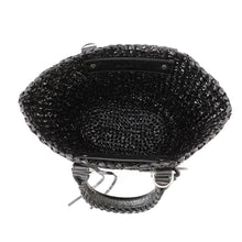 将图像加载到图库查看器中，BALENCIAGA LE CAGOLE PANIER Tote Black786187 Nylon Leather Size Small
