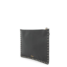 Load image into Gallery viewer, Valentino Garavani Rock Studded Clutch Bag BlackUW2P0269VSH Leather
