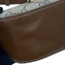 将图像加载到图库查看器中，GUCCI Horsebit 1955 Shoulder Bag Beige/Brown760196 GG Supreme Leather Size Small
