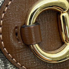将图像加载到图库查看器中，GUCCI Horsebit 1955 Shoulder Bag Beige/Brown760196 GG Supreme Leather Size Small
