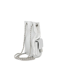 将图像加载到图库查看器中，CHANEL Backpack SilverAS5310 Metalic Lambskin
