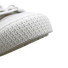 Load image into Gallery viewer, HERMES Get Sneakers Gray/White Leather Canvas Size 40.5
