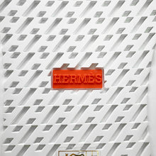 Load image into Gallery viewer, HERMES Get Sneakers Gray/White Leather Canvas Size 40.5
