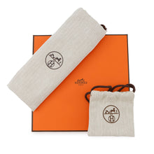 将图像加载到图库查看器中，HERMES Constance belt buckle and Team knit belt Size S/1.5&quot; Blue Indigo/Parme NylonKnit
