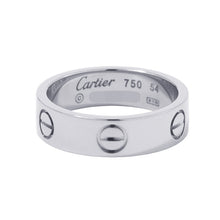 将图像加载到图库查看器中，CARTIER Love Ring Classic Model Size 54/#14B4084700 18K White Gold
