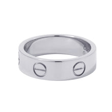 将图像加载到图库查看器中，CARTIER Love Ring Classic Model Size 54/#14B4084700 18K White Gold
