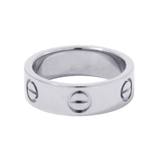 将图像加载到图库查看器中，CARTIER Love Ring Classic Model Size 49/#9B4084700 18K White Gold
