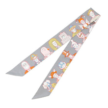 将图像加载到图库查看器中，HERMES Twilly Dress Code Grease/Jaune/Orange Silk100%
