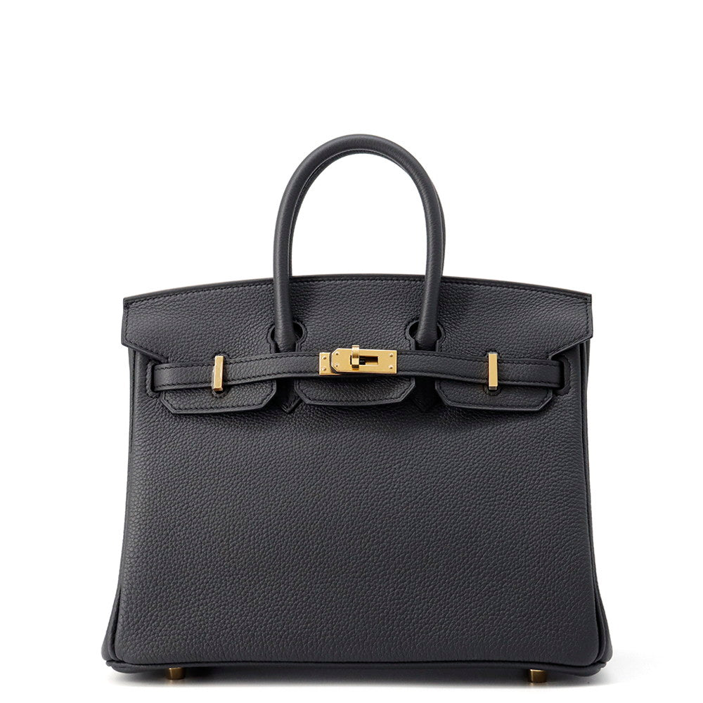HERMES Birkin Plomb Togo Leather Size 25