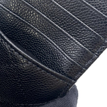 Load image into Gallery viewer, CHANEL Matelasse Classic Zip Card Case BlackAP2570 Caviar Leather
