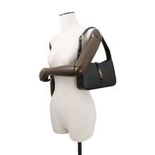 将图像加载到图库查看器中，SAINT LAURENT PARIS Le Cincassette Handbag Black657228 Calf Leather
