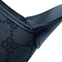 将图像加载到图库查看器中，BALENCIAGA The Hacker Project Jackie1961 Black680118 Canvas Leather Size Small
