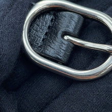 将图像加载到图库查看器中，BALENCIAGA The Hacker Project Jackie1961 Black680118 Canvas Leather Size Small
