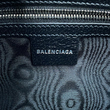 将图像加载到图库查看器中，BALENCIAGA The Hacker Project Jackie1961 Black680118 Canvas Leather Size Small
