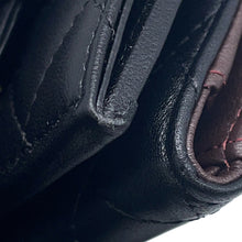 将图像加载到图库查看器中，CHANEL Matelasse Classic Small Flap Wallet BlackAP0230 Lambskin
