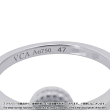 Load image into Gallery viewer, Van Cleef &amp; Arpels Sweet Alhambra Ring Size 47/#7VCARO85800 18K White Gold
