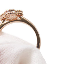 Load image into Gallery viewer, Van Cleef &amp; Arpels Sweet Alhambra Ring Size 48/#8VCARO8DE00 18K Pink Gold
