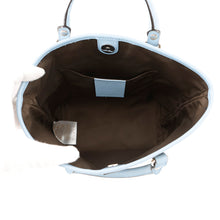 将图像加载到图库查看器中，GUCCI Children&#39;s Tote Bag Beige/Light Blue/Brown297557 GG Supreme Leather
