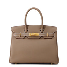 将图像加载到图库查看器中，HERMES Birkin Etoupe Togo Leather Size 30
