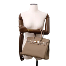 将图像加载到图库查看器中，HERMES Birkin Etoupe Togo Leather Size 30
