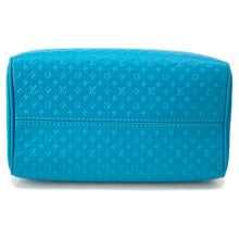 Load image into Gallery viewer, LOUIS VUITTON Nanogram Speedy Bandouliere BlueM22596 Monogram Calf Leather Size 20
