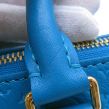 Load image into Gallery viewer, LOUIS VUITTON Nanogram Speedy Bandouliere BlueM22596 Monogram Calf Leather Size 20
