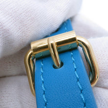 Load image into Gallery viewer, LOUIS VUITTON Nanogram Speedy Bandouliere BlueM22596 Monogram Calf Leather Size 20
