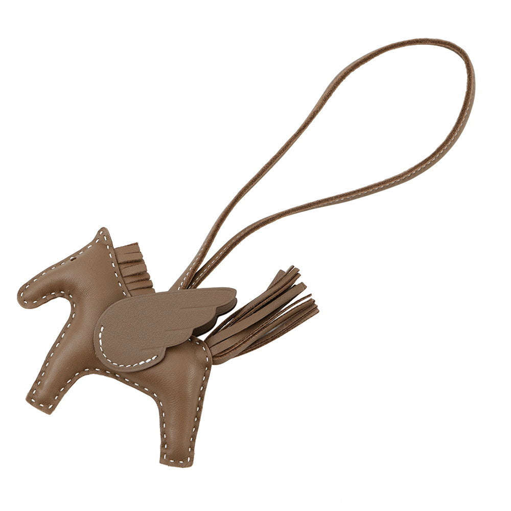 HERMES Rodeo Pegasus Etoupe Lambskin Size PM