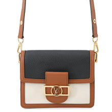 将图像加载到图库查看器中，LOUIS VUITTON Dauphine NoirBlancM55073 Taurillon Leather Size MINI
